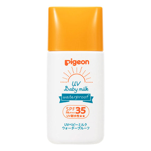 Japan Pigeon Baby Anti-UV Waterproof Sunscreen Lotion 30g (SPF35 PA+++) does not contain UV absorbers, preservatives, alcohol and fragrances