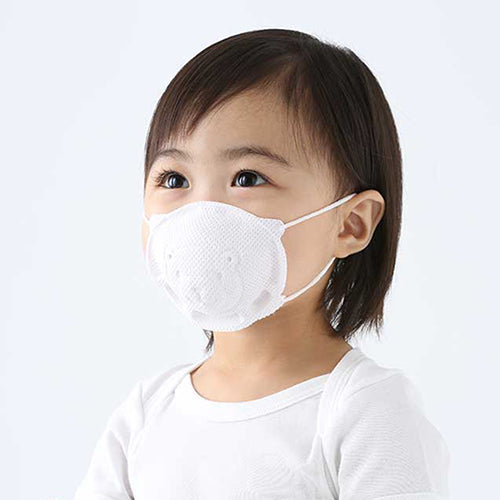 Pigeon Japan 3D Masks for Toddlers 7pcs (Suitable for children over 2 years old) Made in Japan | High Efficiency VFE > 99%