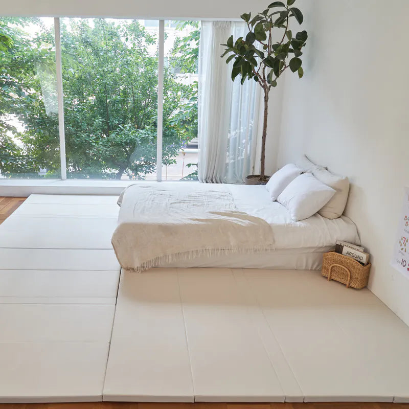 Caraz Zero Clean Wide Seamless Folding Floor Mat (200 X 140 X 4cm) Made in Korea