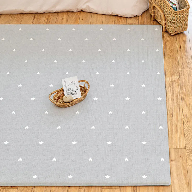 Korea Parklon Lapure Soft PVC Double-Sided Mat - Happy Way + Little Star (130 x 190 x 1.2cm) Made in Korea