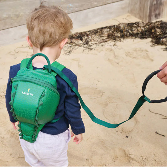 LittleLife 学行防走失小背包- 鳄鱼(适用年龄:建议1岁以上宝宝使用)