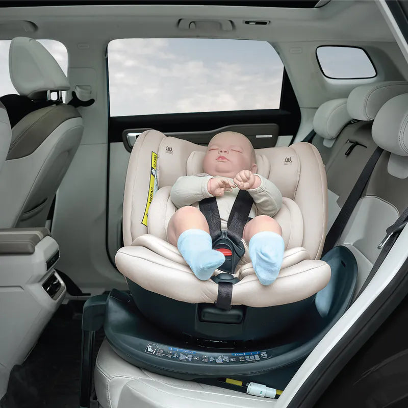 Baby Star Sedona 360 i-Size ISOFIX 成長型汽車安全座椅 – 沙色 (適合0-36kgs | 360度旋轉座椅)