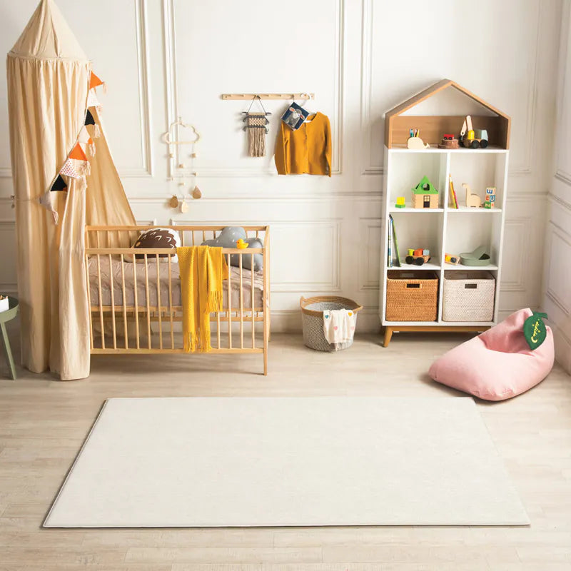 韓國 Parklon Lapure Soft 柔軟PVC雙面地墊 - Coco Bear + Sage Beige (尺寸130 X 190 X 1.2cm) 韓國製造
