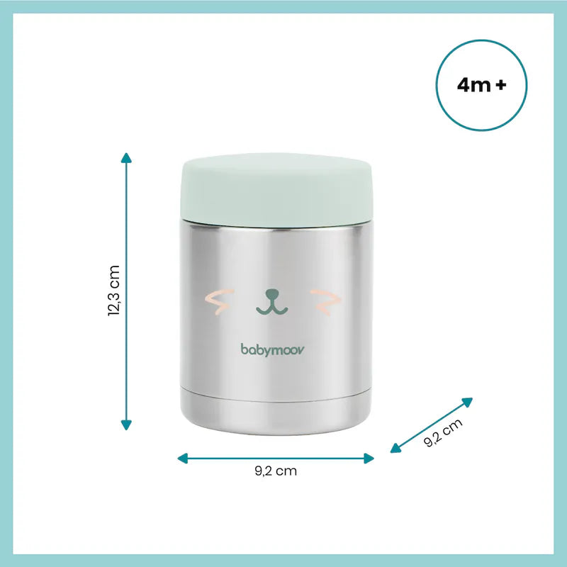 法國 Babymoov Eats' Isy 不鏽鋼保溫壺 350ml (可將食物維持熱長達7小時,冷長達5小時)