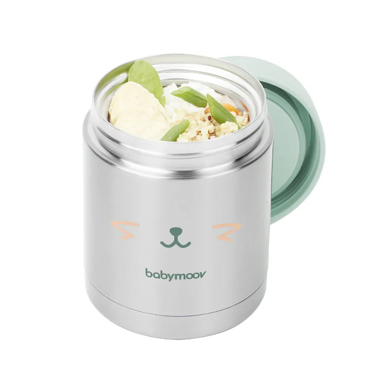 法國 Babymoov Eats' Isy 不鏽鋼保溫壺 350ml (可將食物維持熱長達7小時,冷長達5小時)