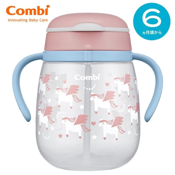 日本Combi LakuMug 学习杯(吸管型) 340ml - 奇幻旅程| 适合6个月或以上| 日本制