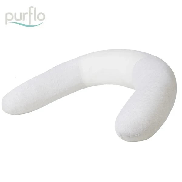 Purflo Multi-function Sleeping Pillow for Pregnancy from UK - Light Grey (Using COOLMAX® technology, very breathable and comfortable) (copy)