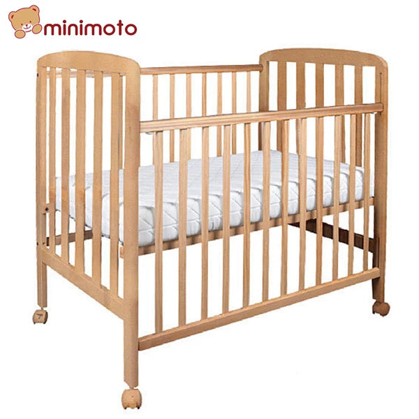 Minimoto 婴儿木床- 迷你细床(附送8cm厚床褥) 101.6 x 60.9cm | 马来西亚船木