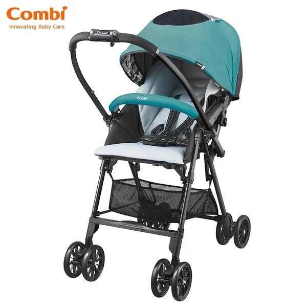 日本 Combi Neyo 嬰兒手推車 (湖水綠) 適合0-3歲 | 僅4.6kgs