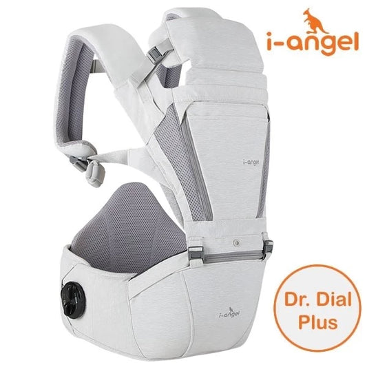 韓國 I-Angel Dr. Dial Plus 2合1 腰櫈揹帶 - 閃耀灰 (適合3個月或以上) 韓國製造