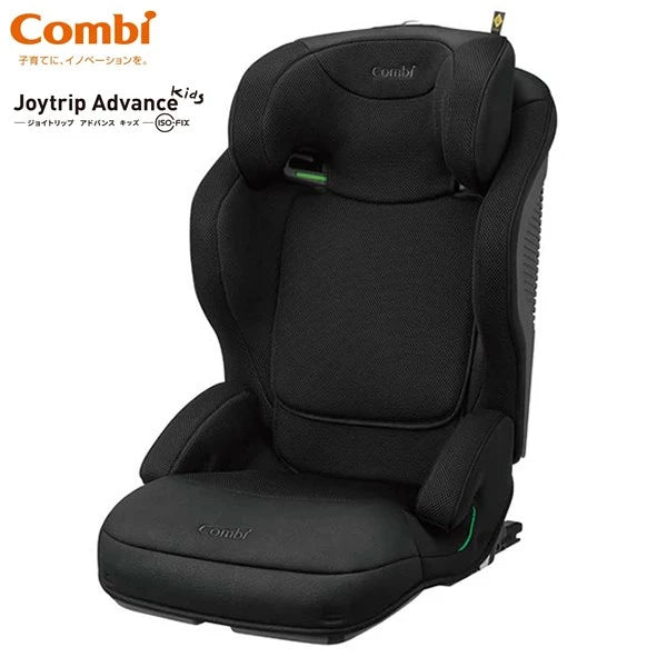 日本Combi Joytrip Advance for kids ISOFIX 成长型汽车安全座椅(黑色) 适合3-12岁| ISOFIX安装