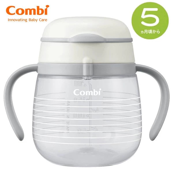 Combi LakuMug Training Cup 240ml (Drinking Type) - Simple Life Suitable for 5 months and above | Made in Japan
