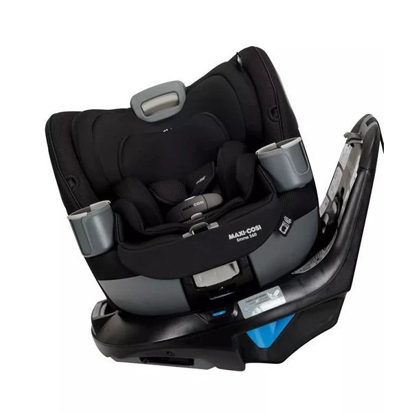 荷蘭 Maxi Cosi Emme 360 ALL IN ONE 可旋轉 汽車座椅 - 午夜黑 (初生~10歲 | 安全帶或Latch接口固定)