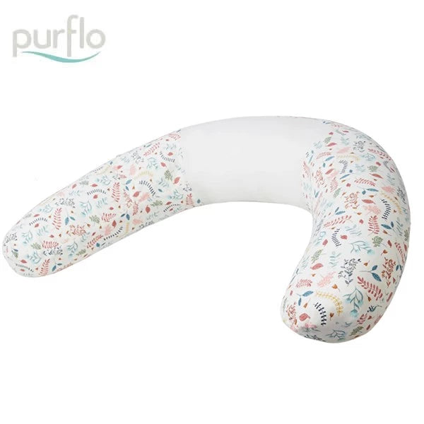 Purflo Multi-function Sleeping Pregnancy Pillow - Plant (Using COOLMAX® technology, very breathable and comfortable)