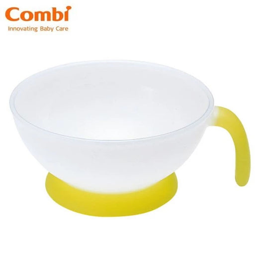 日本 Combi Baby Label 易握嬰兒大碗 - 綠色 (容易拿握的手柄設計)