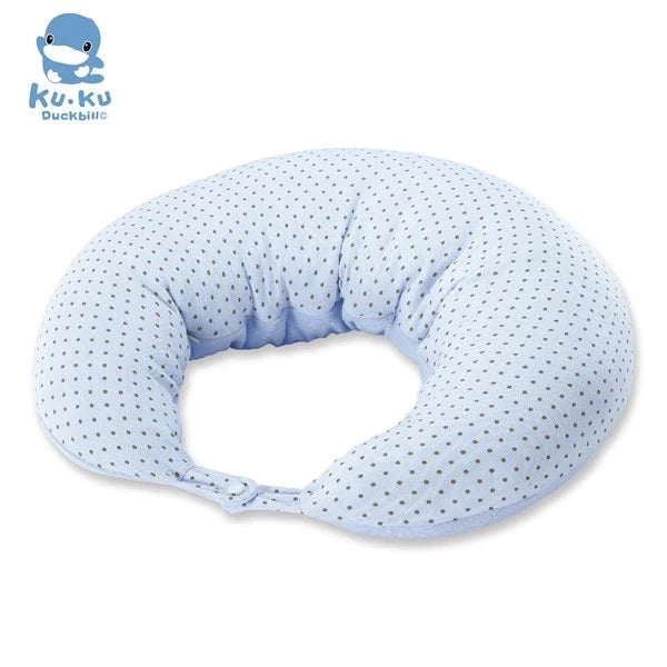 Taiwan KUKU PLUS Breastfeeding Moon Pillow - Bobo Blue (Towel + Cotton Fabric) Multiple uses to meet the needs of pregnant women in different situations