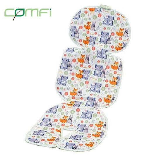 Comfi 透气清凉车垫- 狐狸&象(100%透气度| 安全防窒息) (副本)