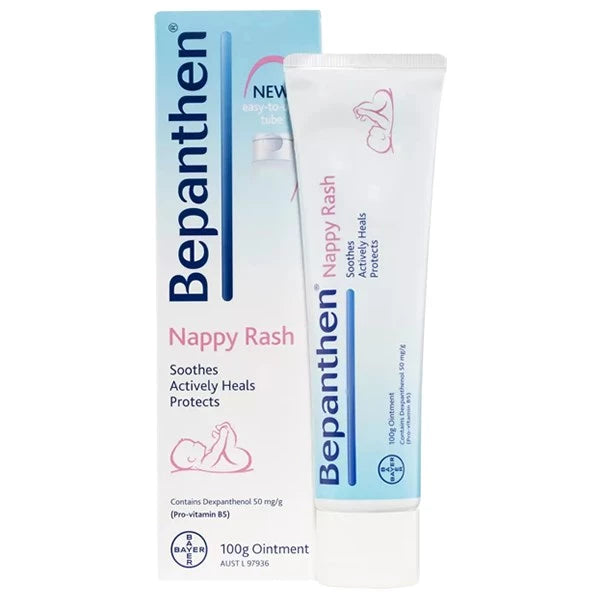 Australian Bepanthen Baby Diaper Cream 100g (Suitable for babies, pregnant women and breastfeeding mothers)