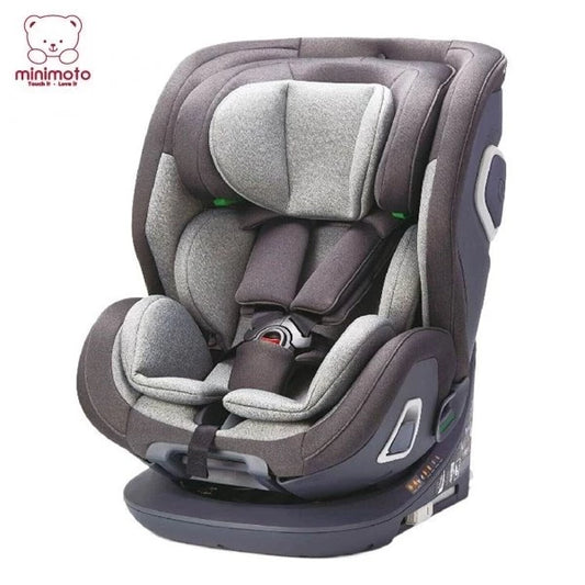 Minimoto 360轉盤 汽車座椅 - 灰色 (ISO-FIX) 初生~12歲