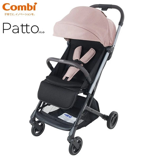 日本 Combi Patto 輕量單向型手推車 (粉紅) 適合1至48個月 | 收摺後體積細小