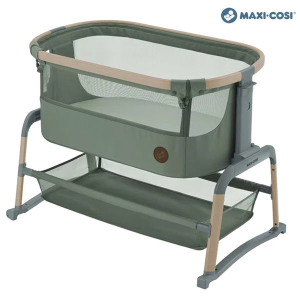荷蘭 Maxi Cosi Iora Air 2合1 嬰兒伴睡床 - 綠色 (適合0-6個月 | 可調較高度及左右滑動)