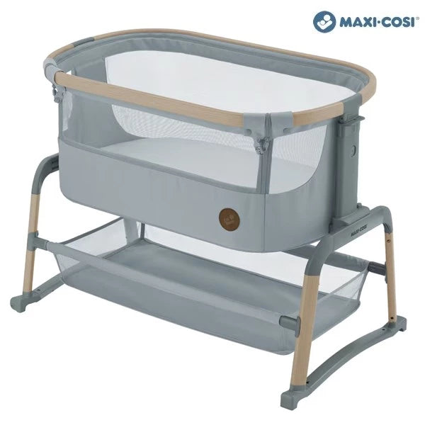荷蘭 Maxi Cosi Iora Air 2合1 嬰兒伴睡床 - 灰色 (適合0-6個月 | 可調較高度及左右滑動)