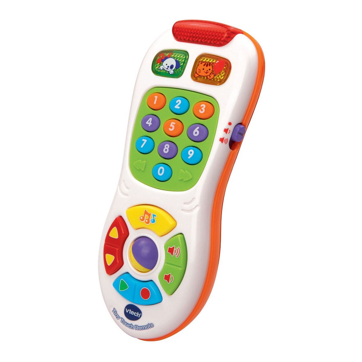 VTech Baby 繽紛音樂搖控器 (適合6-36個月) 適合小手:寶寶可以學習如何改變頻道和音量