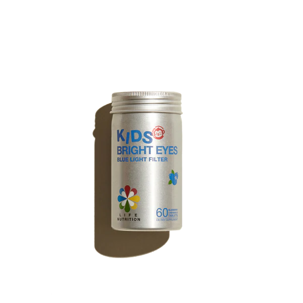 LIFE NUTRITION Children's Eyes 60 Tablets (Anti-blue light, helps eye development, fights eye fatigue) Hong Kong licensed