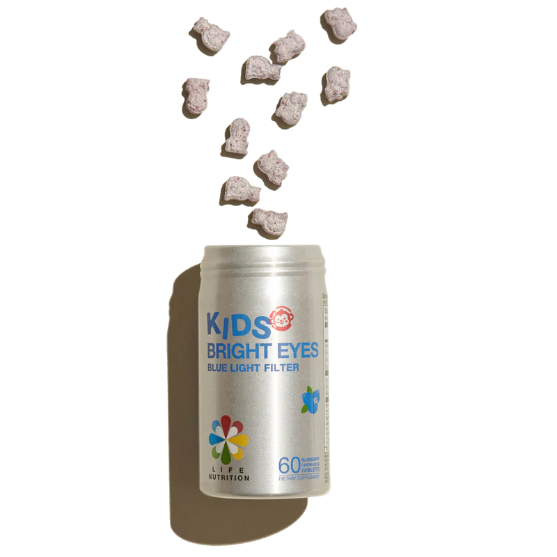 LIFE NUTRITION Children's Eyes 60 Tablets (Anti-blue light, helps eye development, fights eye fatigue) Hong Kong licensed