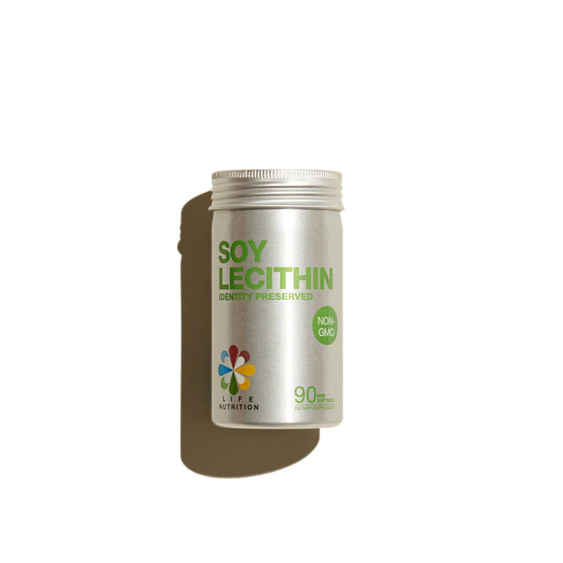美国LIFE NUTRITION 乐怡善非转基因大豆卵磷脂90粒(适合哺乳期妈妈母乳喂养) 香港行货