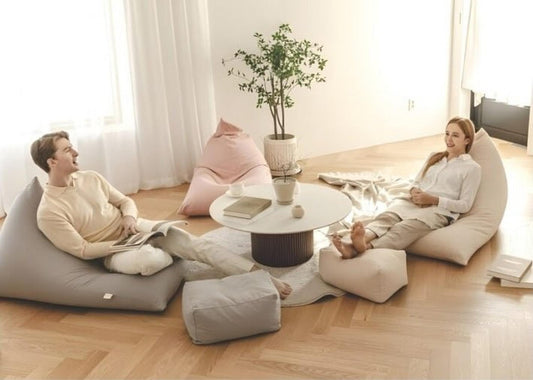 Anuri 豆豆兒童梳化 + 腳凳 - 粉紅色 / 粉藍色 / 灰色 - RB Baby 嬰幼兒用品店