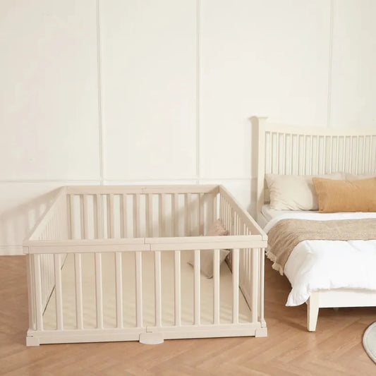 Anuri Cutie 10Q 寶寶屋 - 溫暖米 (可配Caraz Q4地墊) 長168 x 闊128 x 高65厘米 | 韓國製造 - RB Baby 嬰幼兒用品店