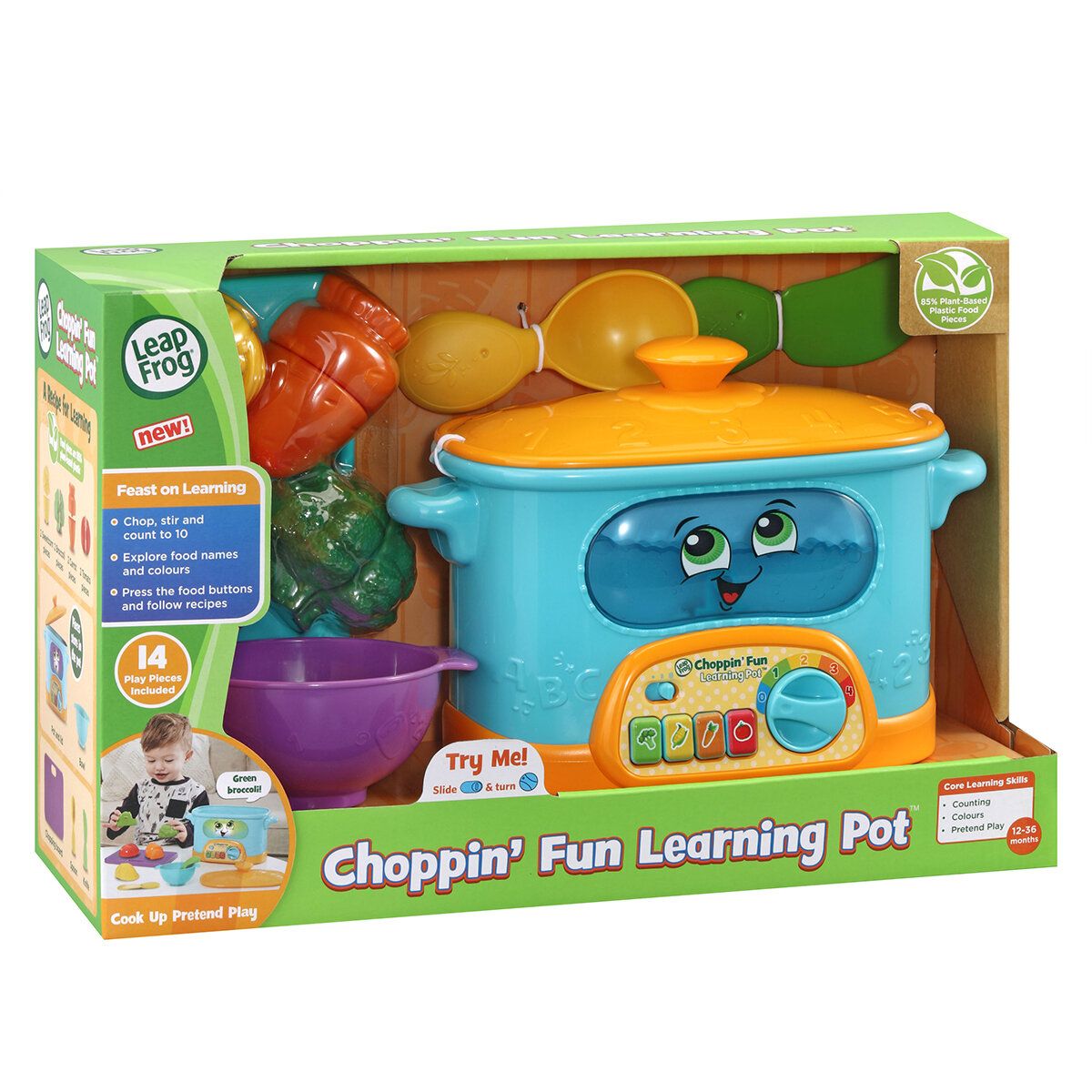 Leap Frog 歡樂學習鍋 (適合1歲+) 使用互動歡樂學習鍋製作五種美味的食譜