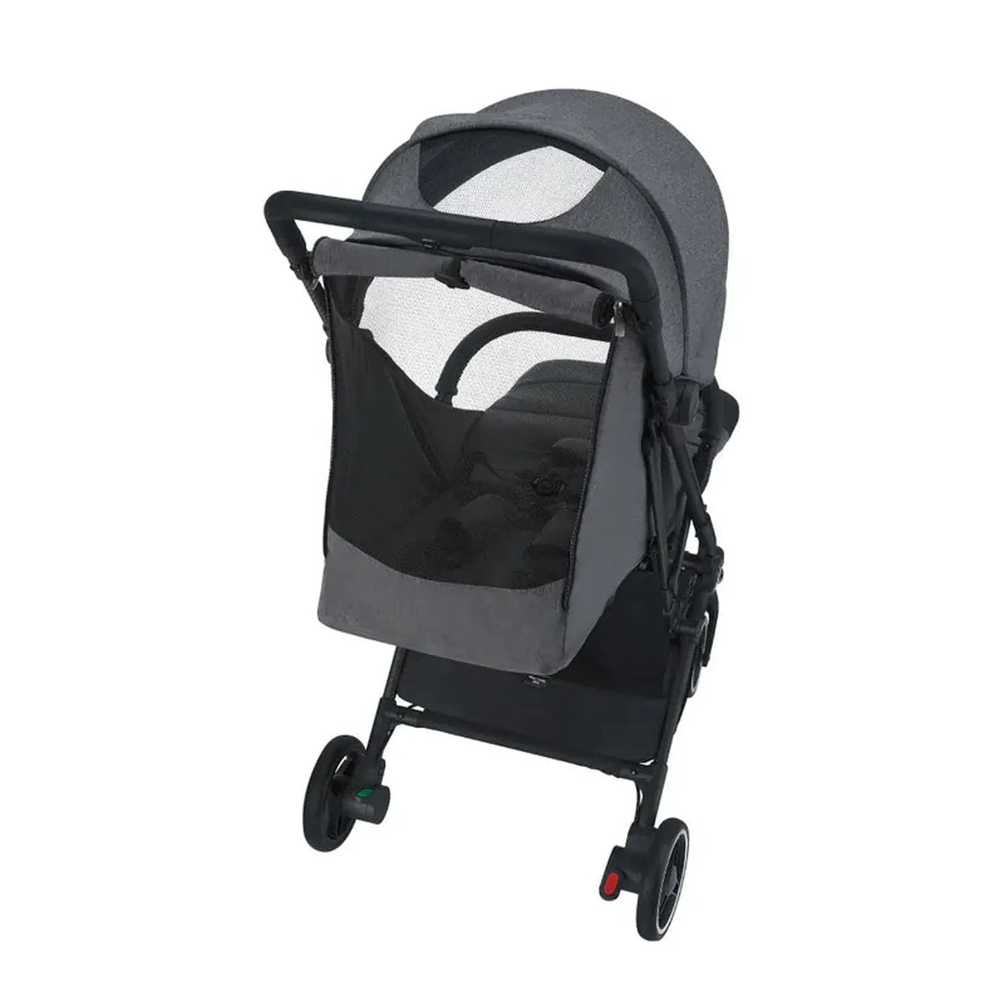 Baby Star Karbonz 手推車 - 鋼灰色 / 森林綠 | 適合新生兒至 22公斤 - RB Baby 嬰幼兒用品店