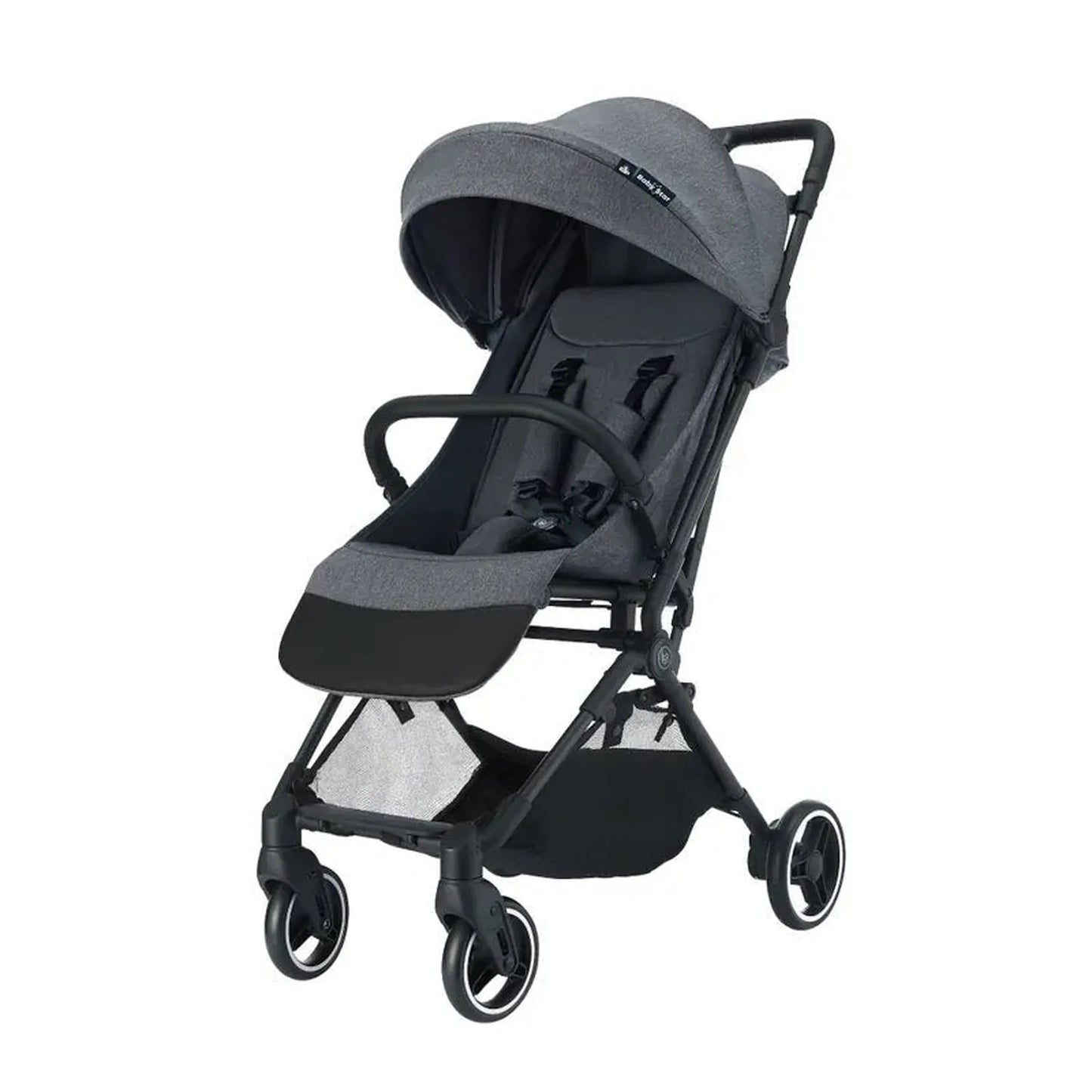 Baby Star Karbonz 手推車 - 鋼灰色 / 森林綠 | 適合新生兒至 22公斤 - RB Baby 嬰幼兒用品店