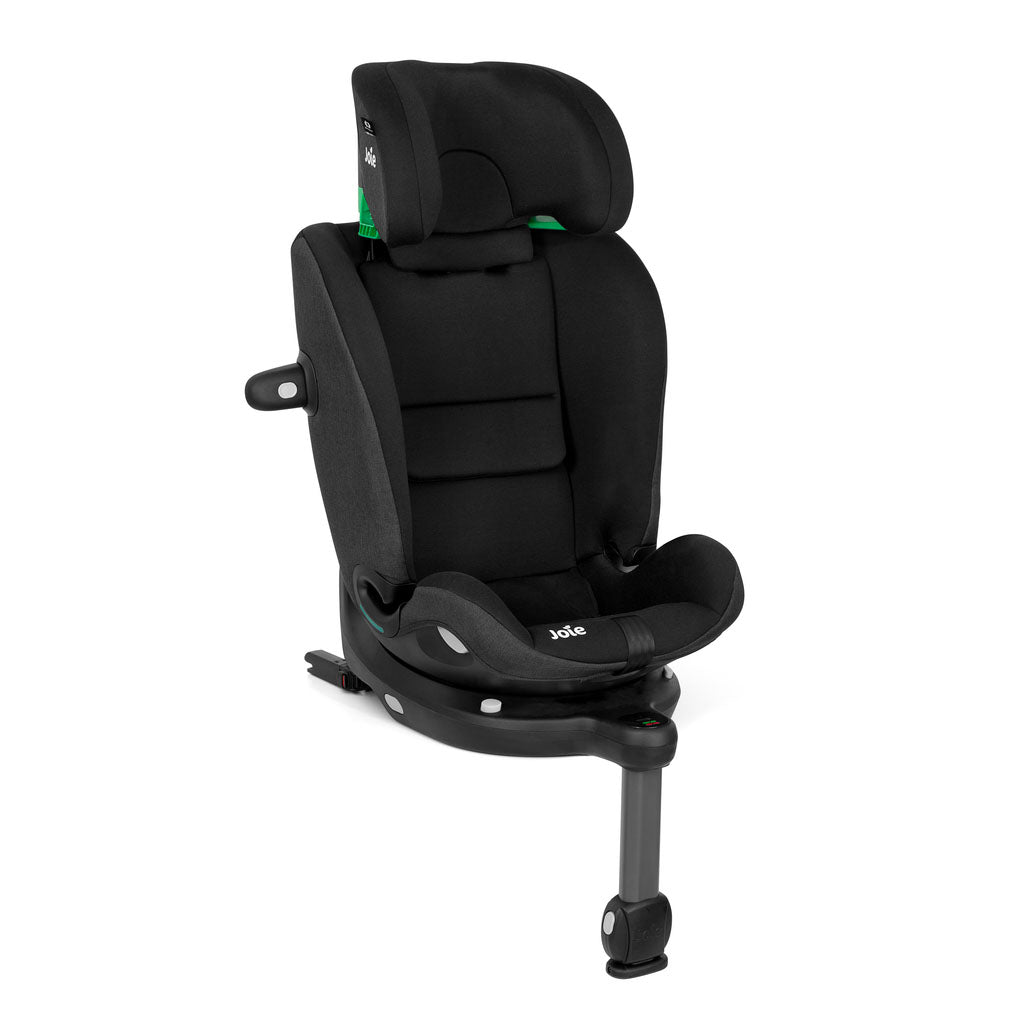 Joie i-Pivot Grow 360-Degree Rotating Car Seat - Shale Black (Ages: Birth to 10 | Height 40-135cm)