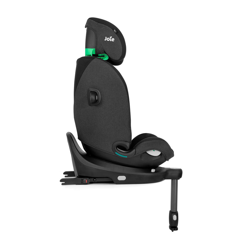 Joie i-Pivot Grow 360-Degree Rotating Car Seat - Shale Black (Ages: Birth to 10 | Height 40-135cm)