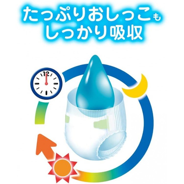 Merries 花王 尿片 大碼 L 48片 (標準版) 9 - 14kgs | 日本原箱優惠x4包裝, 低至$125/包($2.60/片) - RB Baby 嬰幼兒用品店