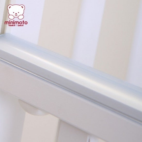 Minimoto 婴儿木床- 大码(附送10cm厚床褥) 124.4 x 67.8cm | 马来西亚船木