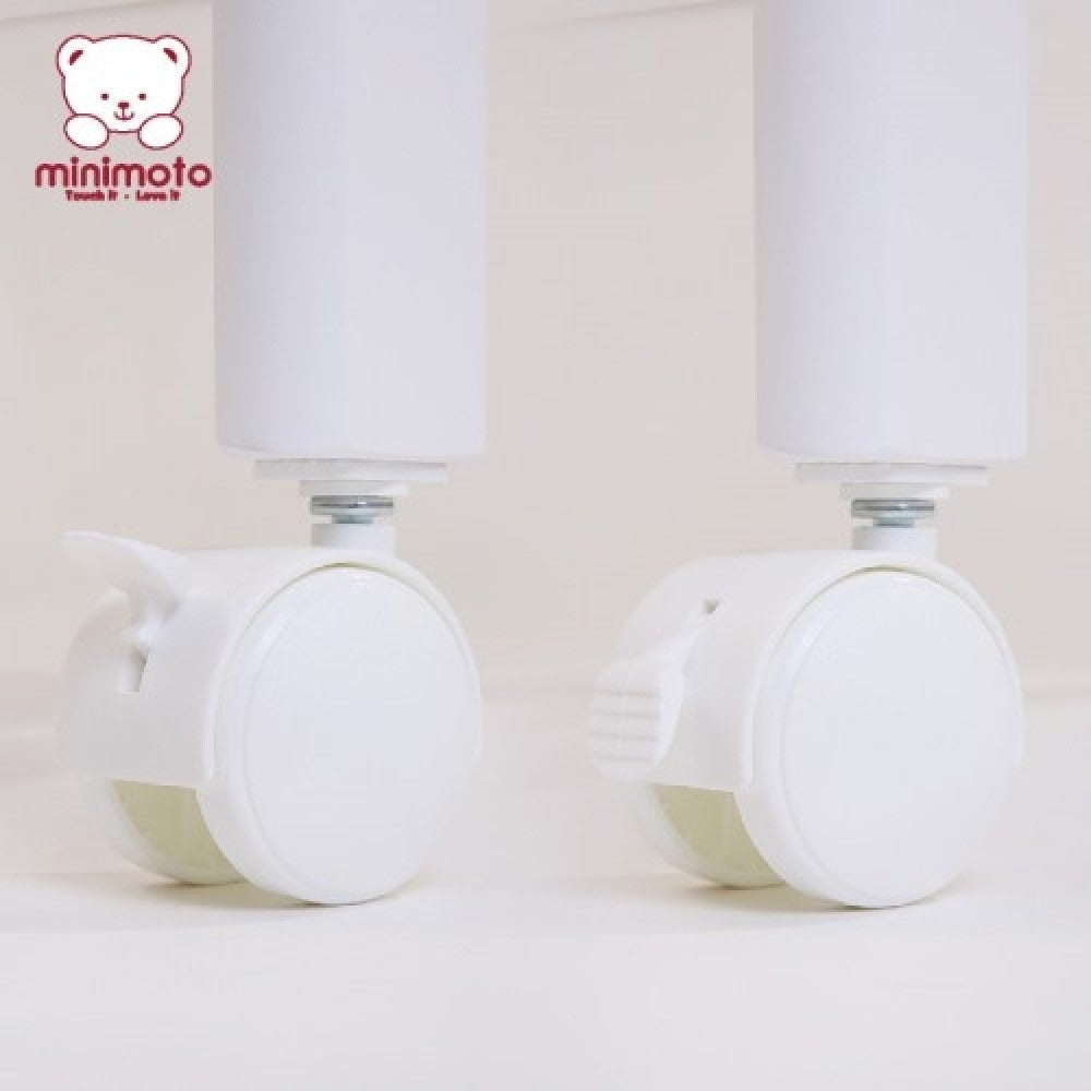 Minimoto 婴儿木床- 大码(附送10cm厚床褥) 124.4 x 67.8cm | 马来西亚船木
