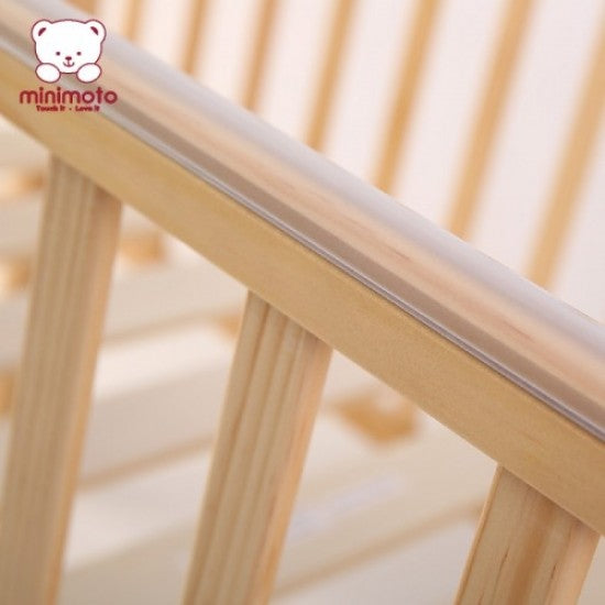 Minimoto 婴儿木床- 大码(附送10cm厚床褥) 124.4 x 67.8cm | 马来西亚船木
