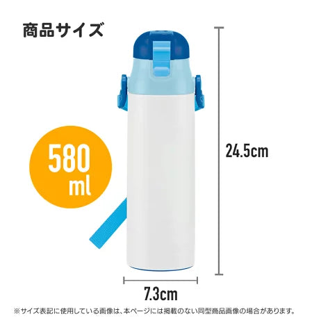 日本 SKATER 不鏽鋼水壺 580ml SKDC6N (直飲) - CHAMPION \\特長時間保持冷飲效果!//