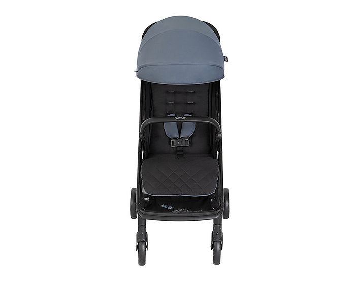 美國 Graco Myavo 輕量型秒收嬰兒手推車 - 霧藍 (初生 ~ 4歲 / 22kg) 自動折疊功能 | 附送原裝雨篷