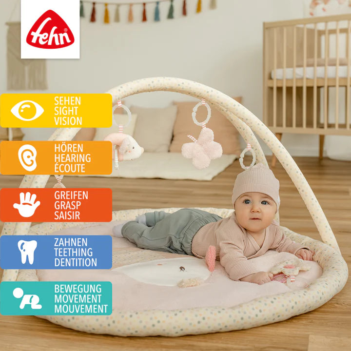 德國 Fehn FEEHNLAND 多功能嬰兒遊戲墊 - 小鳥 (附 5 款可拆玩具) 🎁百日宴/ BB Shower 送禮首選！