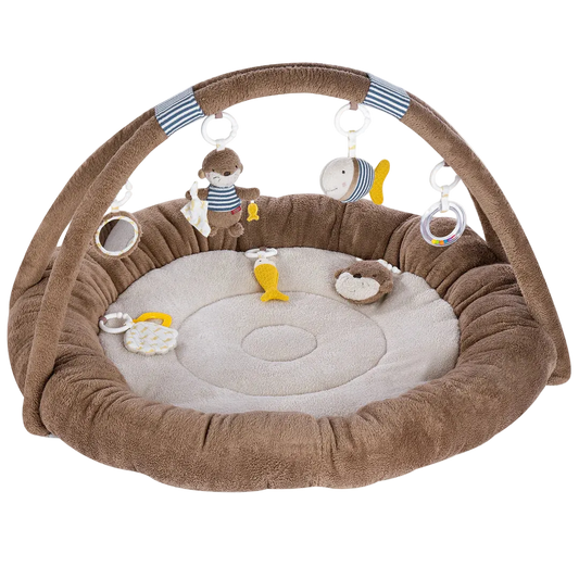 德國 Fehn OTTER 多功能嬰兒遊戲墊 - 水獺 (附 7 款感官玩具) 🎁百日宴/ BB Shower 送禮首選！