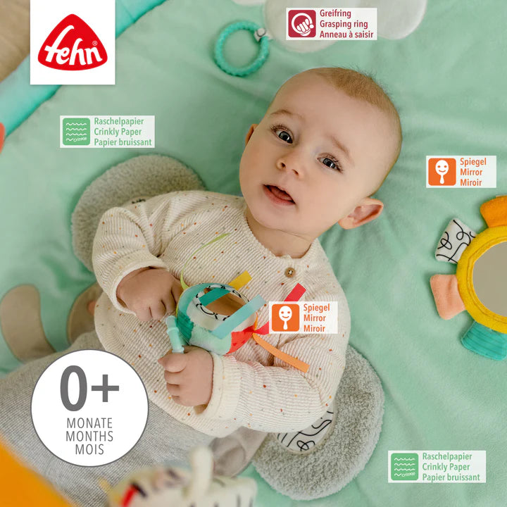德國 Fehn DOBABYDOO 多功能嬰兒遊戲墊 - 樹熊 (附 5 款可拆玩具) 🎁百日宴/ BB Shower 送禮首選！