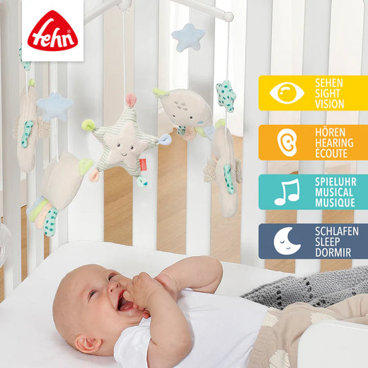 德國 Fehn SEA CHILDREN 初生嬰兒發條音樂床鐘 (八爪魚) 🎁百日宴/ BB Shower 送禮首選！