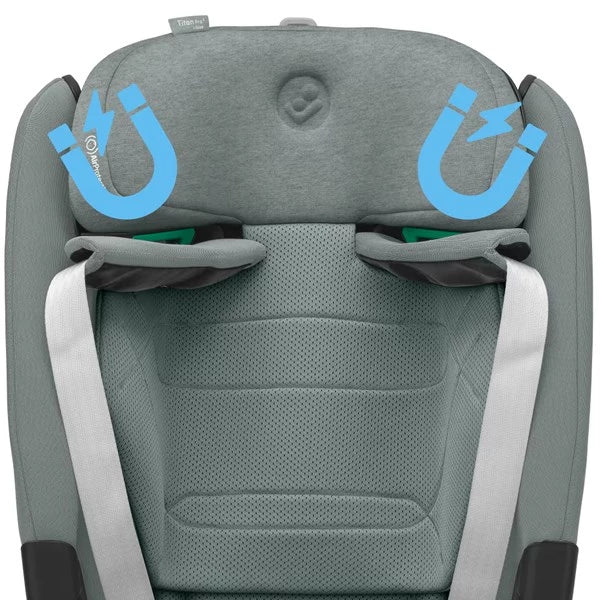 Maxi-Cosi Nomad Plus Foldable Portable Car Seat - Black (15 months to 4 years | One-touch fold for easy portability) 
