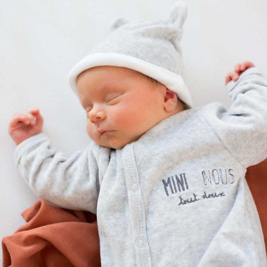 法國 Trois Kilos Sept 初生嬰兒 6 件套裝禮盒 (灰色) 🎁Baby Shower 送禮暖心首選！
