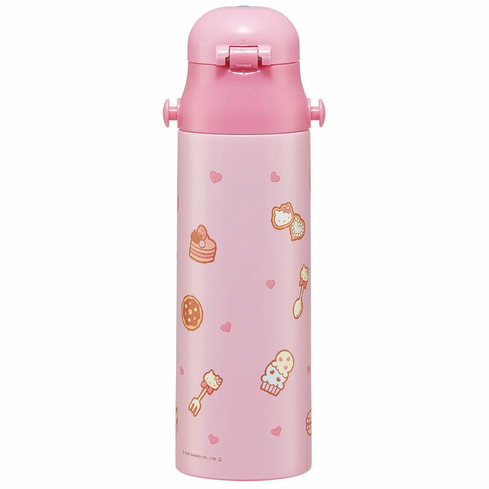 日本 SKATER 不鏽鋼水壺 580ml SKDC6N (直飲) - HELLO KITTY \\特長時間保持冷飲效果！//